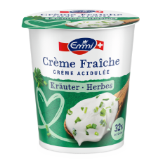 Emmi Suisse Crème Fraîche Kräuter 180g Becher