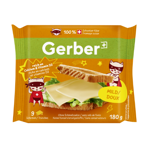 Gerber Heroes Scheibletten Mild 180g