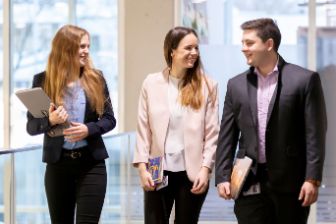 students-talking-floor